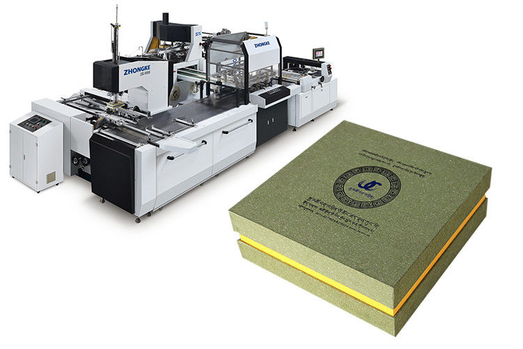 7800 Kg Fully Automatic Carton Box Making Machine 15 - 25 Pcs / Min